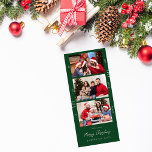 Navidades de vacaciones Multi Photo Retro FilmStri<br><div class="desc">Envíe tarjetas de diversión,  Moda y vacaciones Minimalistas o Navidades con un poco de foto retro para visitar a sus Navidades o Fotórax Multifoto Retro de vacaciones - Navidades verdes o tarjetas de vacaciones.</div>