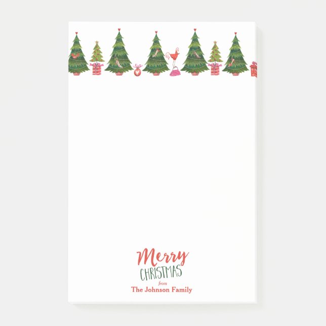 Navidades de vacaciones | Notas | Notas pegajosas (Anverso)