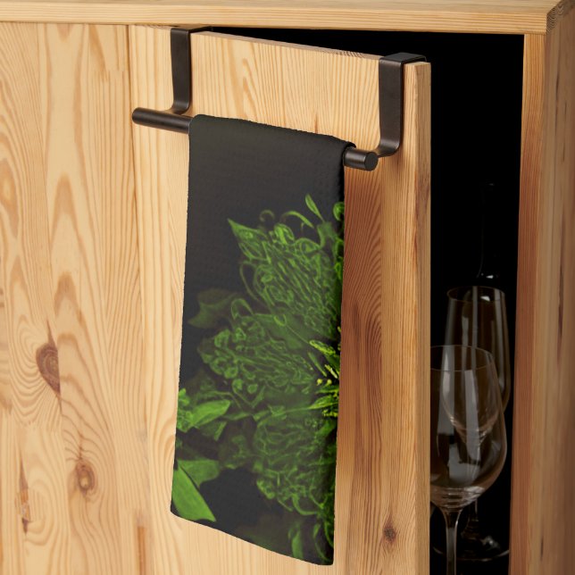 Navidades de vacaciones toallas de cocina floral v (Pliegue de tercios)