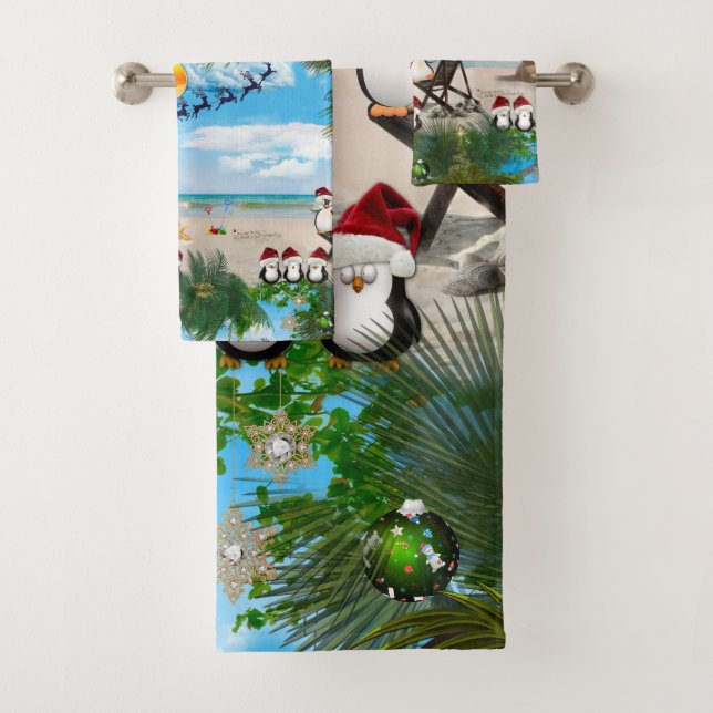 Navidades de verano bebé en la playa repiten (In situ)
