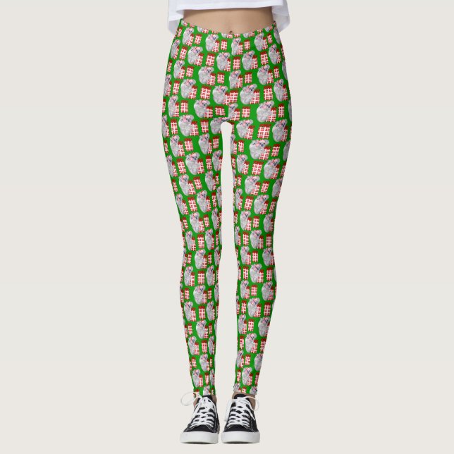 Navidades de verano: Koalas Green Leggings (Anverso)
