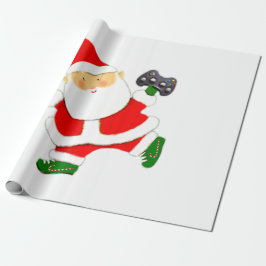 Navidades de videojuegos de papel envolvente
