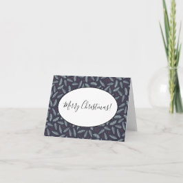 Navidades de White Pine Boughs Feathers Holly Berr