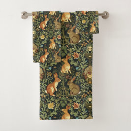 Navidades de William Morris Woodland Floral Rabbit
