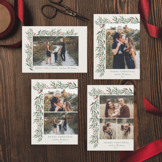 Navidades de Winter Greenery Ivory Photo (Subido por el creador)