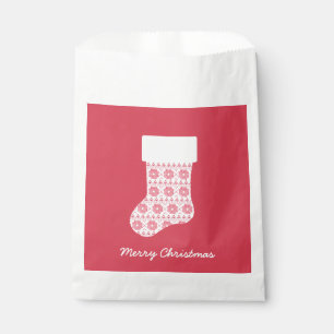 Navidades de Winter Knit levantan bolsas de Favor