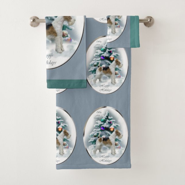 Navidades de Wire Fox Terrier (In situ)