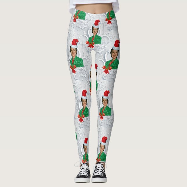 navidades de xmas Hillary Clinton leggings (Anverso)