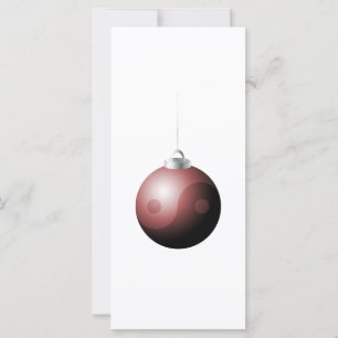 Navidades de Yin Yang en rojo