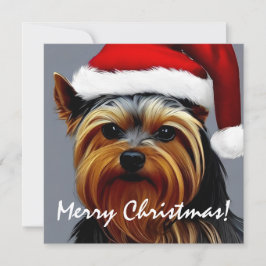 Navidades de Yorkshire Terrier