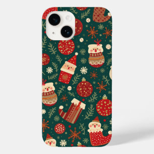 Navidades decoración iPhone 14 funda