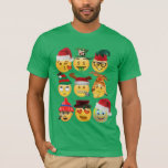navidades decoraciones de emoji diseño de camiseta<br><div class="desc">navidades decoraciones de emoji diseño de camisetas divertidas. ¿para qué necesitas suéter feo cuando puedes lucir creativamente divertida al día y moda en un diseño de camisetas, capucha o cualquier prenda para que tus Navidades reúnan a Navidades fiesta o cualquier otra reunión de vacaciones. Incluso ponlo en una taza o...</div>