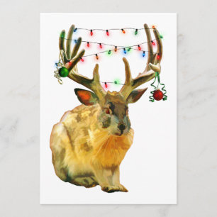 Navidades Decorados Invitación a Jackalope