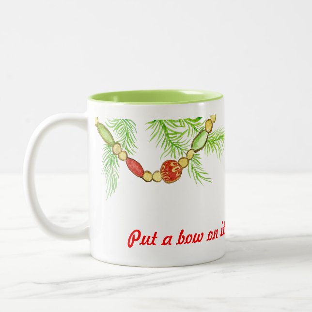 Navidades decorando la taza (Izquierda)