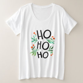 Navidades decorativos con letras de ho ho t-Shirts