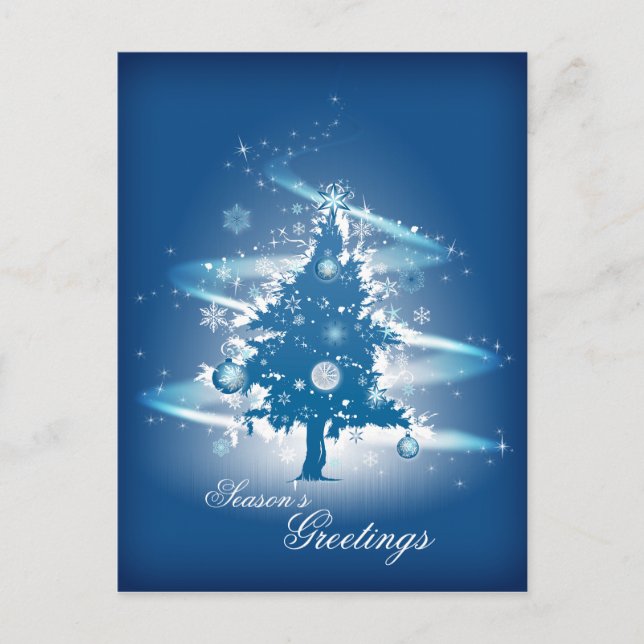 Navidades del árbol de Navidad azul (Anverso)