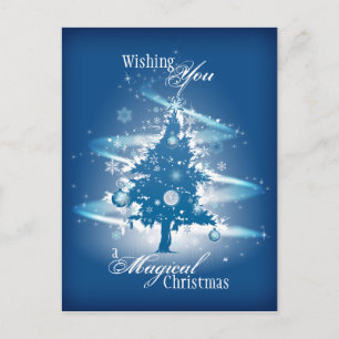 Navidades del árbol de Navidad azul