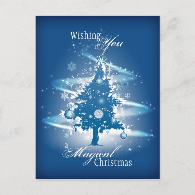 Navidades del árbol de Navidad azul (Anverso)