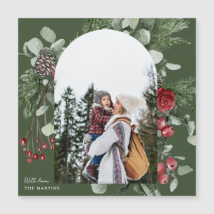 Navidades del Arco de Fotos Botánicas de Holiday G