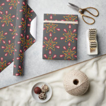 Navidades del Boho envuelven papel