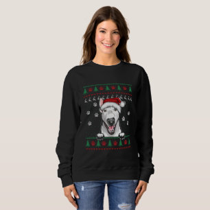 Navidades del bull terrier suéter divertido amor d