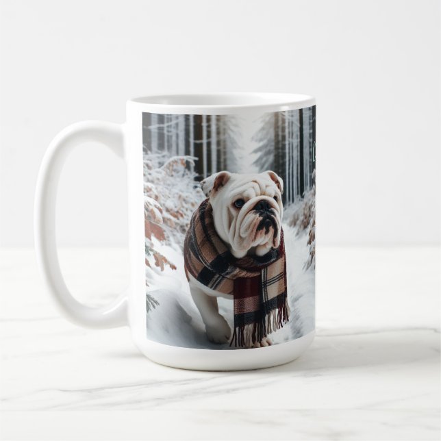 Navidades del Bulldog blanco en la Copa de tazas (Izquierda)