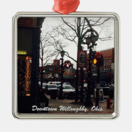 Navidades del centro de Willoughby Foto Ornamento