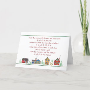 Navidades del cliente con tarjeta Maid o servicio