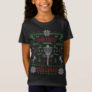 Navidades del disco Golf Merry Discmas del suéter