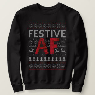 navidades del FESTIVE AF suéter feo