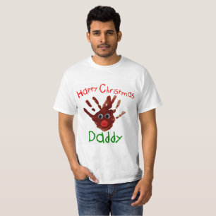 Navidades del niño con la camiseta Rudolph reind