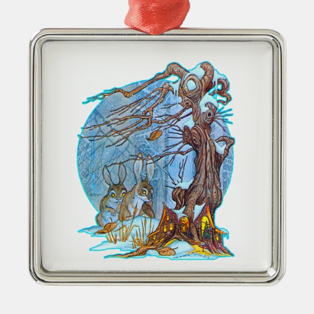 Navidades del Ornamento Elf Hall (Frente)