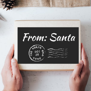 Navidades Del Pegatina De Etiquetas De Regalo De S