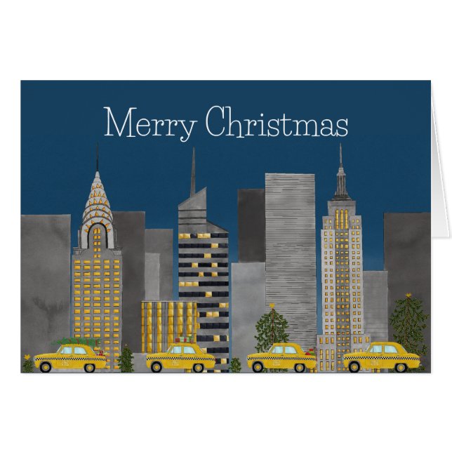 Navidades del Personalizable de Nueva York (Anverso (Horizontal))