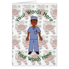 Navidades del Personalizado del Médica del hombre 