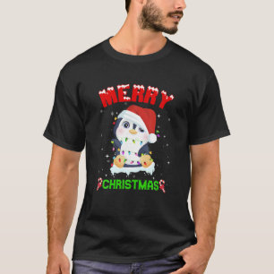 Navidades del pingüino de merry Pajama Suéter Sant
