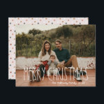 Navidades del Punto de Polka Boho Tarjeta de vacac<br><div class="desc">Este boho polka dot Navidad tarjeta de vacaciones con fotos completas es perfecto para su moderno saludo de vacaciones inspirado en una casa de campo bohemia. El clásico estilo rústico, aunque delicado, le confiere un aspecto muy original, conservándolo en lo lindo y sencillo. Los puntos de polka vienen en tonos...</div>