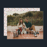 Navidades del Punto de Polka Boho Tarjeta de vacac<br><div class="desc">Este boho polka dot Navidad tarjeta de vacaciones con fotos completas es perfecto para su moderno saludo de vacaciones inspirado en una casa de campo bohemia. El clásico estilo rústico, aunque delicado, le confiere un aspecto muy original, conservándolo en lo lindo y sencillo. Los puntos de polka vienen en tonos...</div>