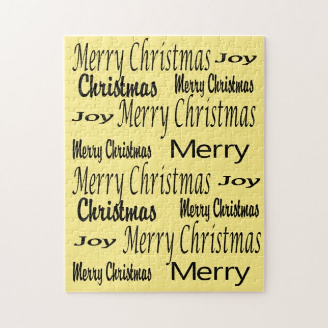 Navidades del rompecabezas navideño (Vertical)
