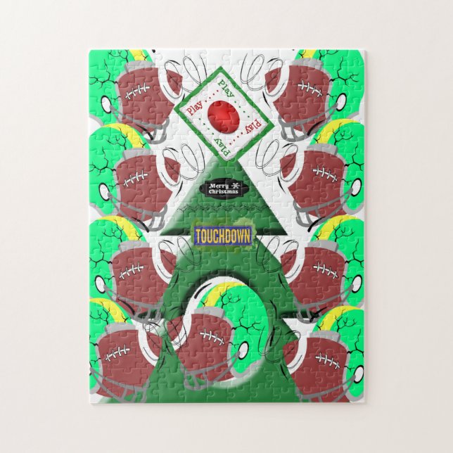 Navidades del rompecabezas navideño (Vertical)