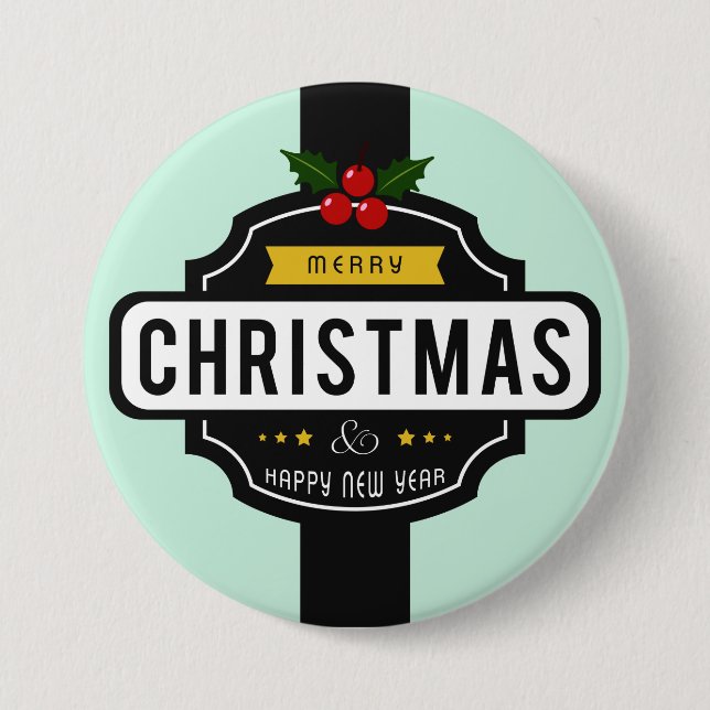 Navidades Desearía un botón grande (Anverso)