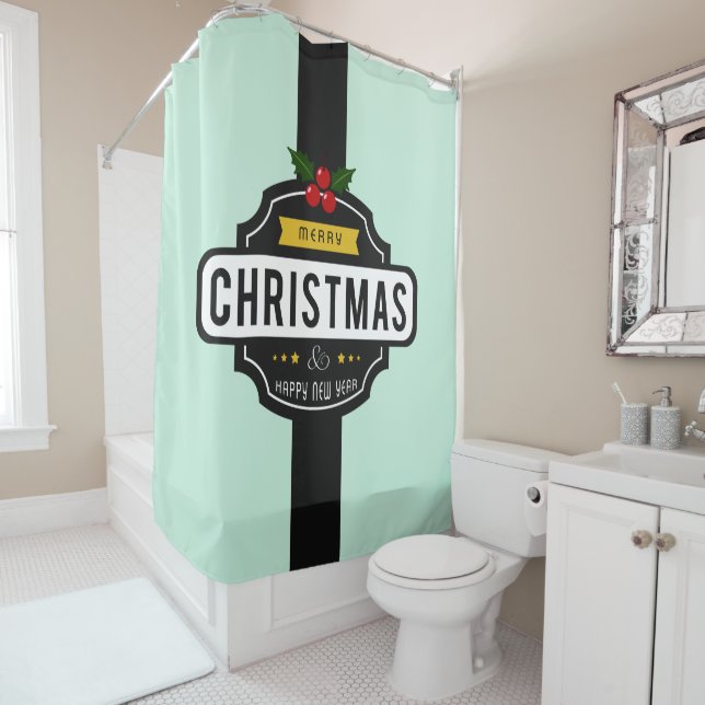 Navidades Deseos cortinas de ducha (In situ)