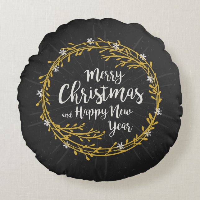 Navidades Deseos de lanzar almohada (Anverso)