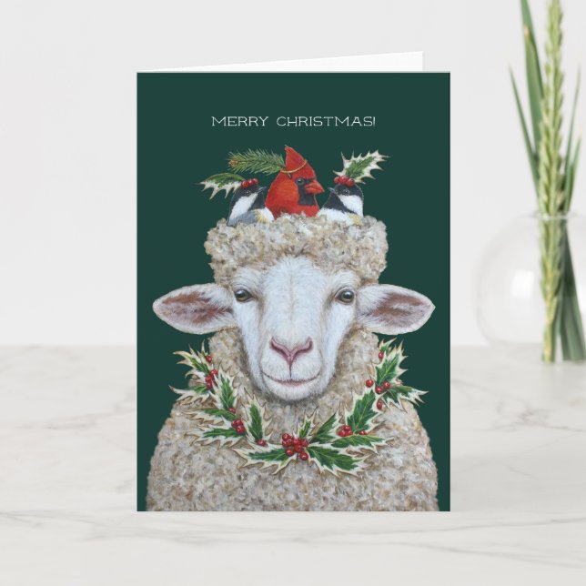 Navidades Desfile vacaciones tarjeta de felicitaci (Anverso)