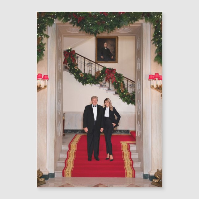 Navidades detienen al presidente Donald Trump y Me (Anverso)
