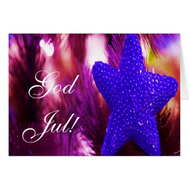 Navidades Dios Jul Purple Star III (Anverso (Horizontal))