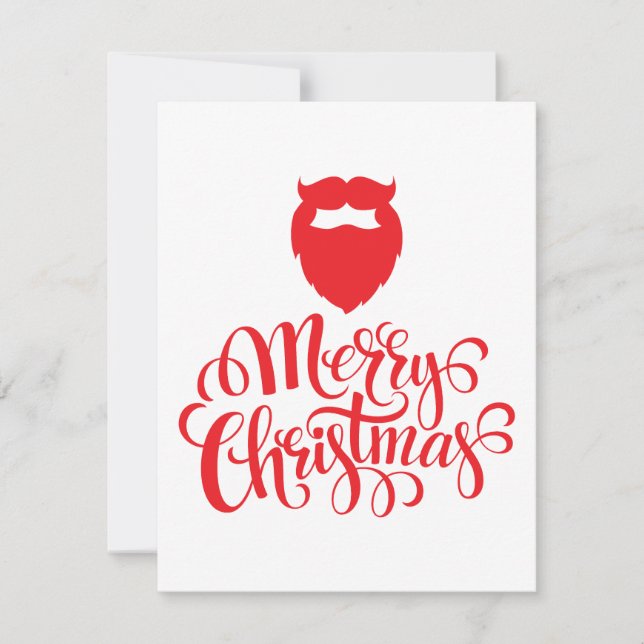 Navidades diseñan barba Santa (Anverso)