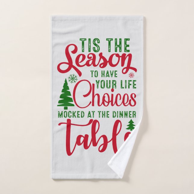 Navidades diseñan la temporada de elecciones (Toalla de mano)