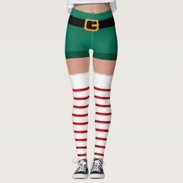 Navidades disfraces de Santa Claus Leggings