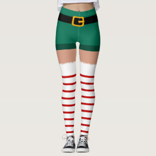 Navidades disfraces de Santa Claus Leggings